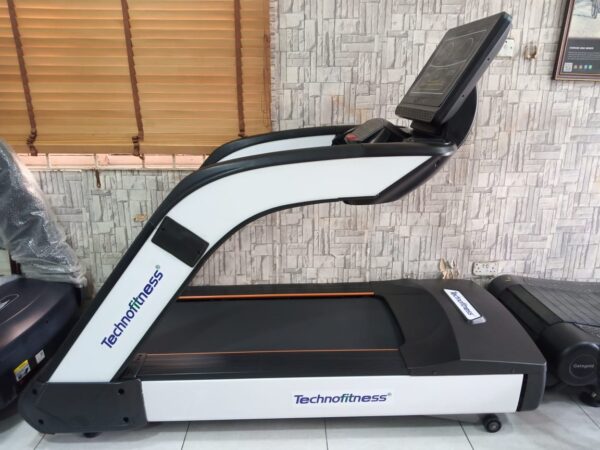 this is a product image showing sides view Commercial Treadmill LB-E03