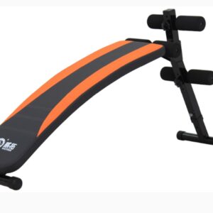 this is a product image showing front view Curved Sit-up Bench WT-B18B