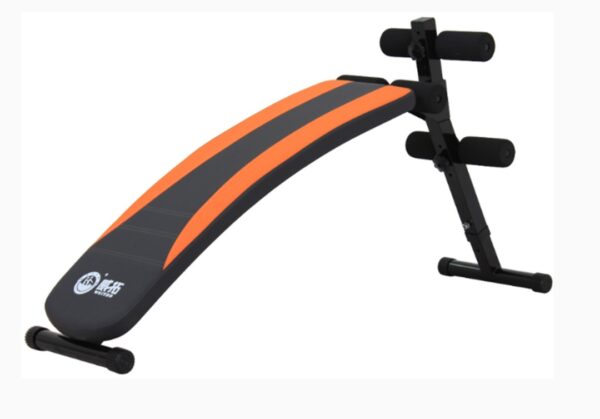 this is a product image showing front view Curved Sit-up Bench WT-B18B