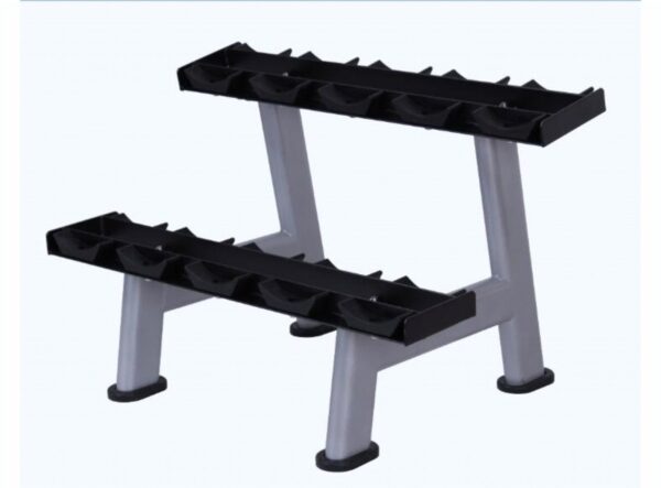 this is a product image showing front view Dumbbell Rack 5 pairs capacity FA-54A