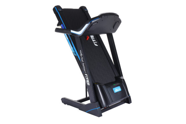 this is a product image showing sides 3.0hp Fytter fitness treadmill