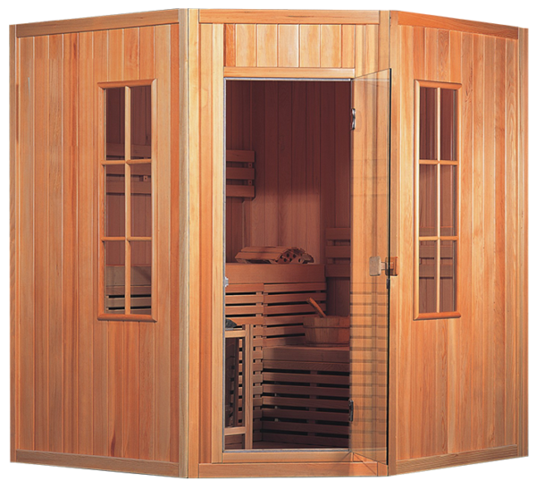 this is a product image showing front view Infrared And Steam Sauna 4-5 User nys-171795