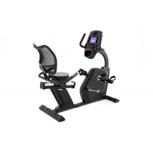 this is a product image showing front view Sole Fitness Recumbent Bike R52