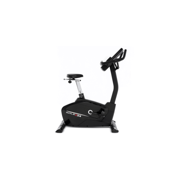 this is a product image showing front view Sole Fitness Upright Bike B54