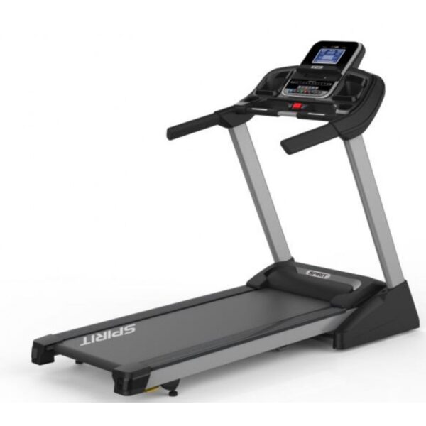 this is a product image showing sides view Spirit Fitness Treadmill XT185