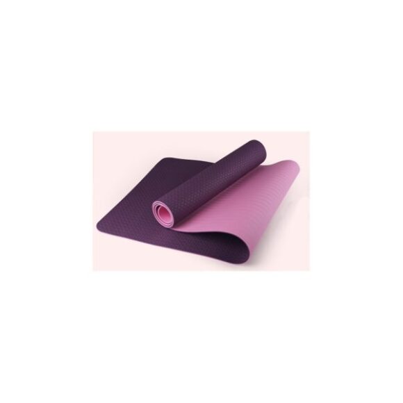 this is a product image showing front view TPE Yoga Mat 6mm PV6YM