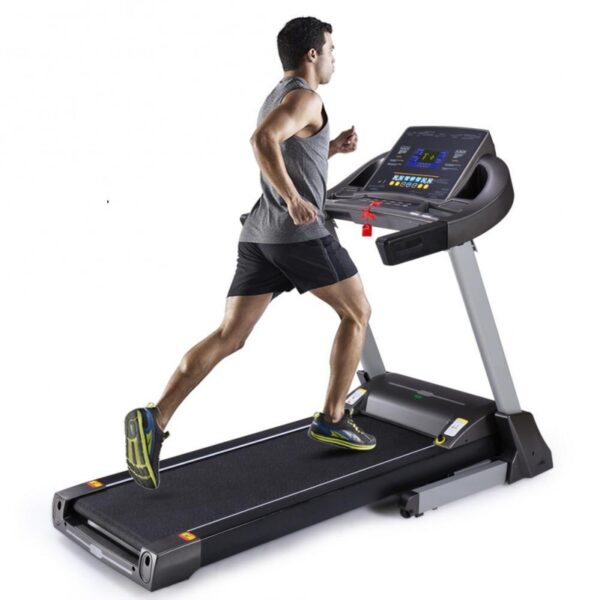 this is a product image showing front view Techno fitness Motorized Treadmill F60T 4hp